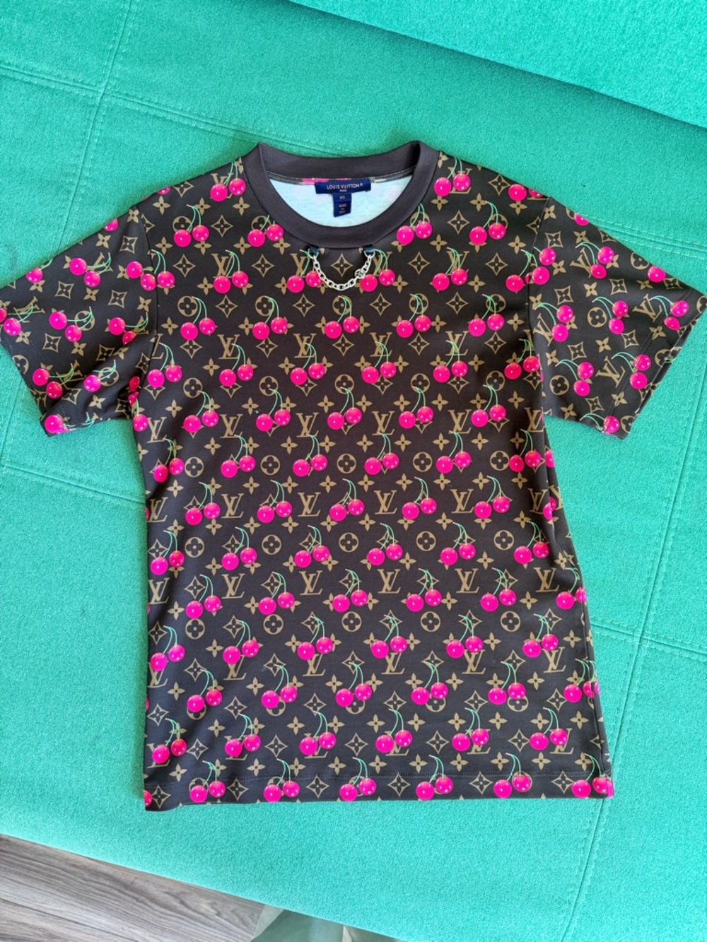 Louis Vuitton x Takashi Murakami Cherry T-Shirt Havana XS